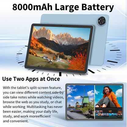 QDDQ Android 15 Tablet 11" - 24GB RAM 256GB 8000mAh Dual Camera