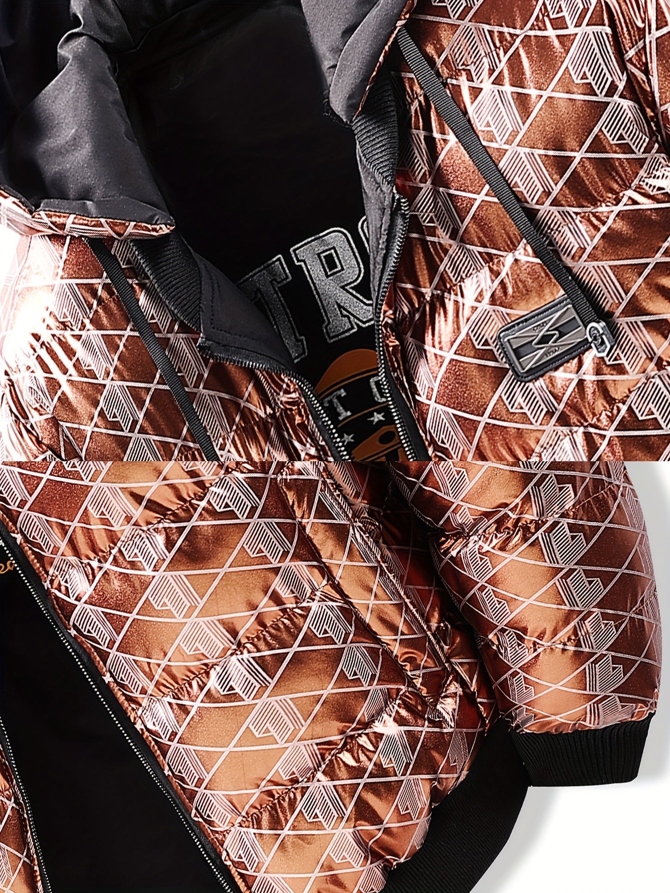 Men's Stylish Puffer Jacket - Thickened Warm