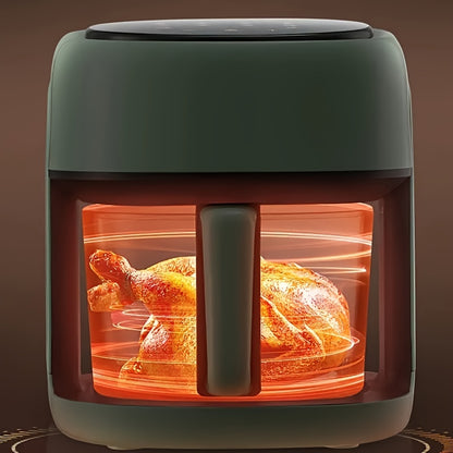 Intelligent Compact Air Fryer 4.5L - Glass 360° Window