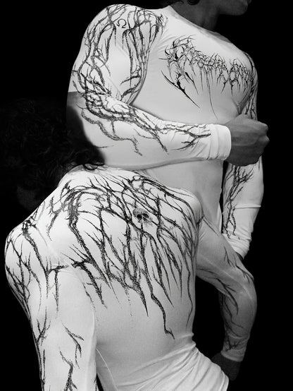 Men's Compression Long Sleeve Fitness Shirt - Muscle Fit