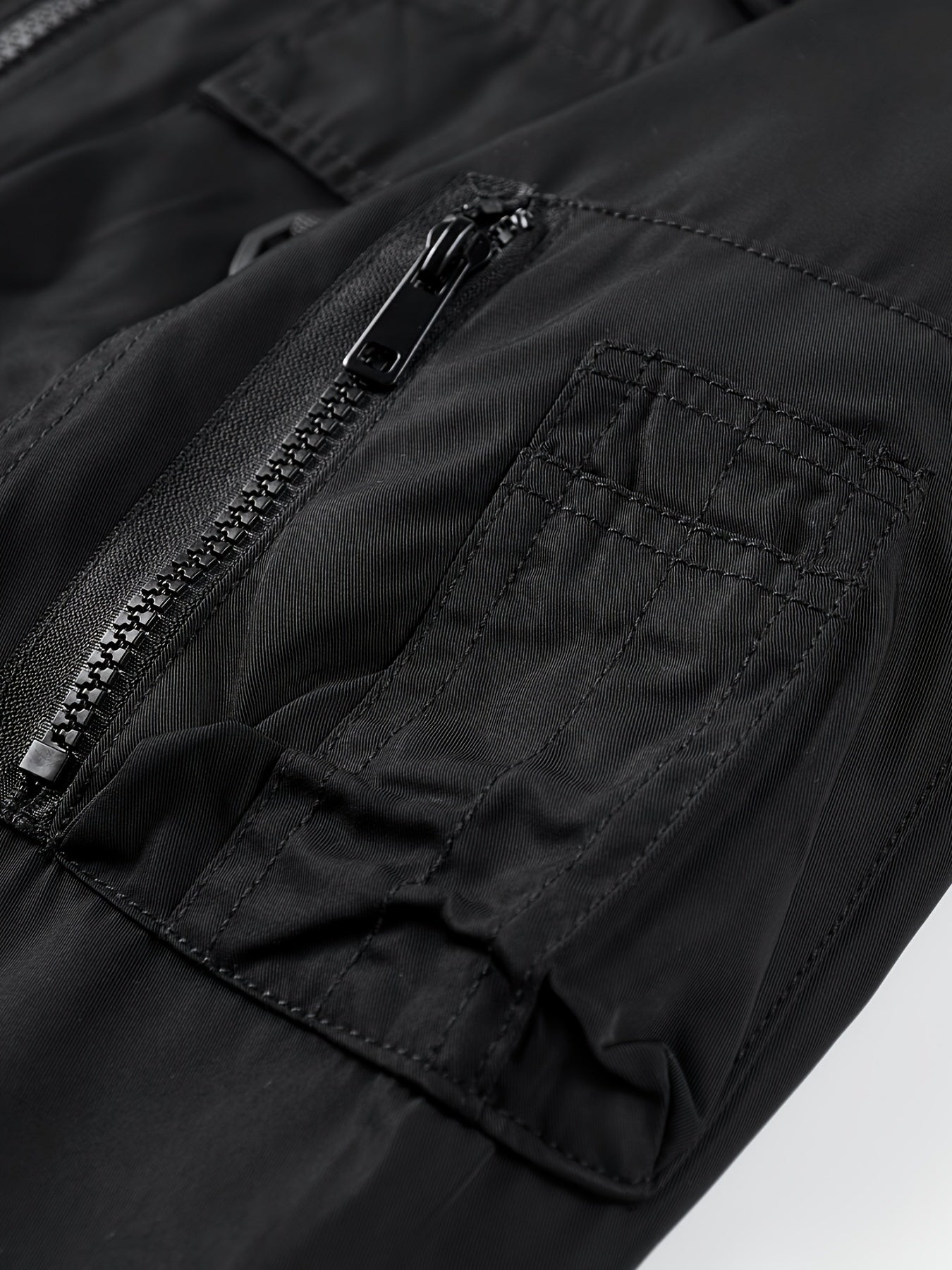 Men’s Premium Utility Bomber Jacket with Multi-Pocket