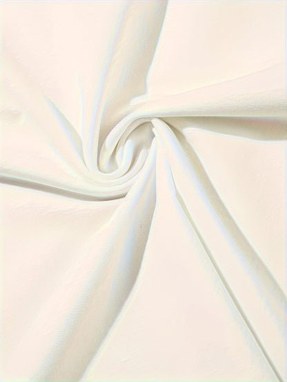 Relaxed T-Shirt - Geometric Print Cotton Blend