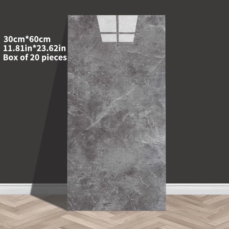 3D Marble Self-Adhesive Wall Tiles — 20/30/50 pcs