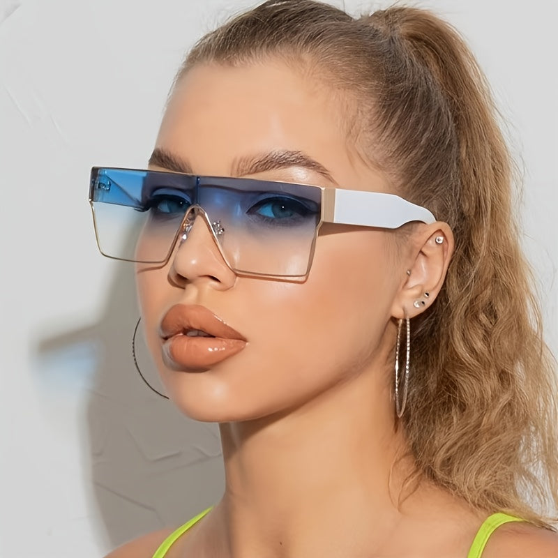 Oversized Square Glasses - Unisex