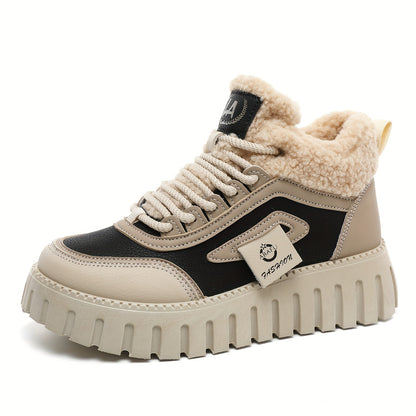 LYKU Women's Plush Lined Winter Sport Boots