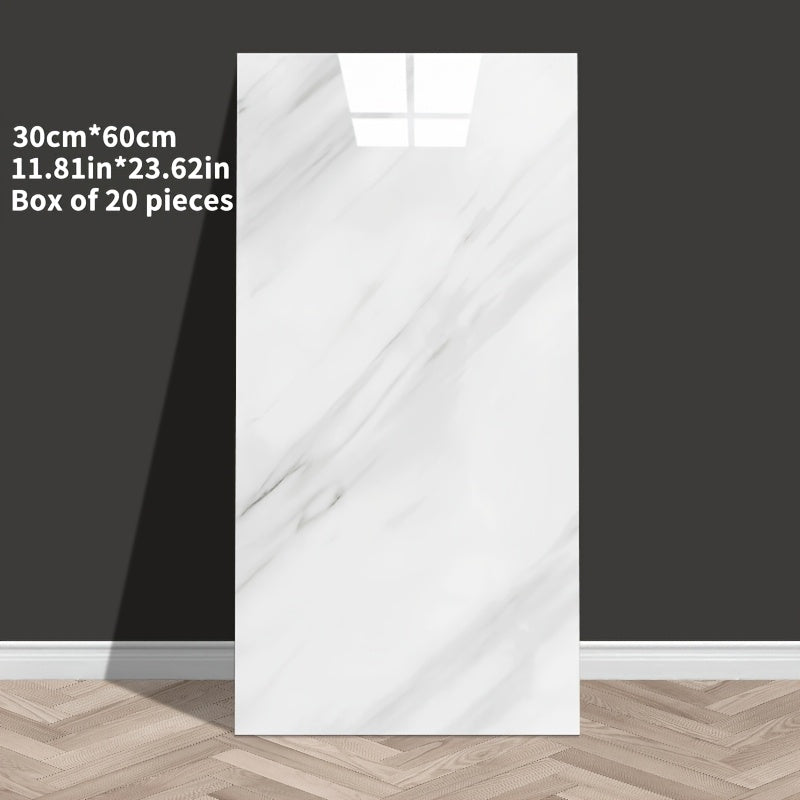 3D Marble Self-Adhesive Wall Tiles — 20/30/50 pcs