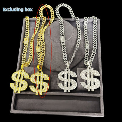 Men's Heavy-Duty Dollar Sign Necklace