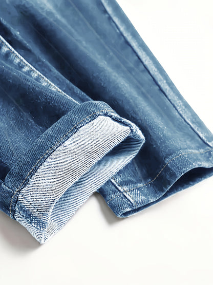 Men's Slim-Fit Stretch Denim - Button-Fly Skinny Jeans