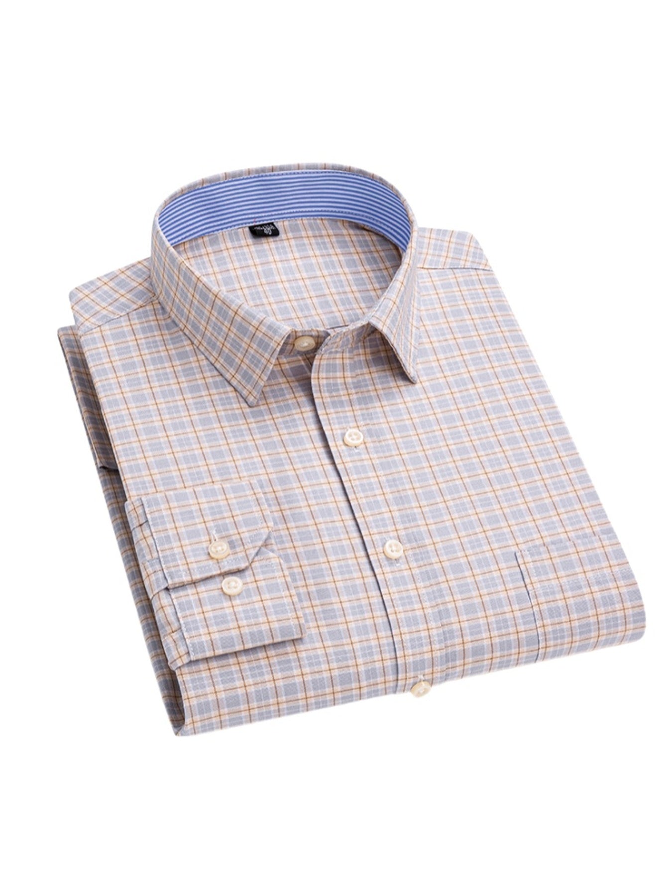 Men's 3-Pack Long Sleeve Oxford Shirts - Embroidered Chest Pockets