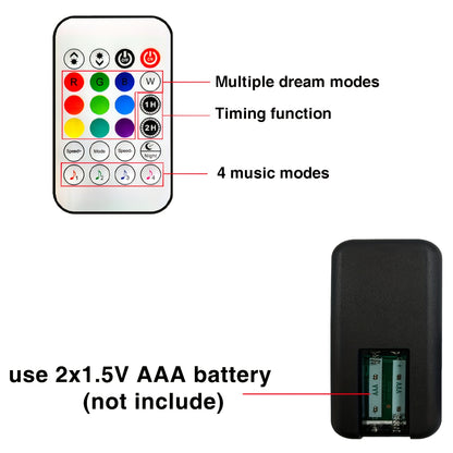 NBBUFF RGB LED Desk Lamps 2pcs - Music Sync & App Control