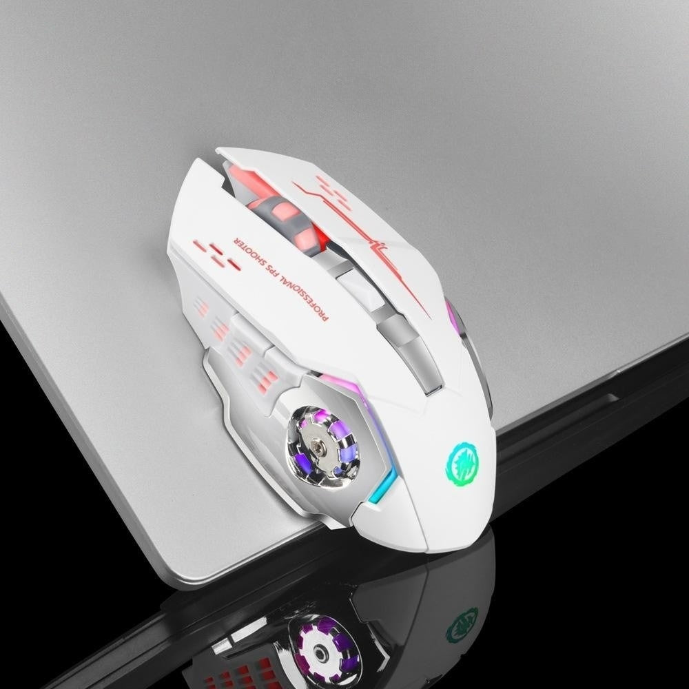 Silent Wireless USB Mechanical Gaming Mouse