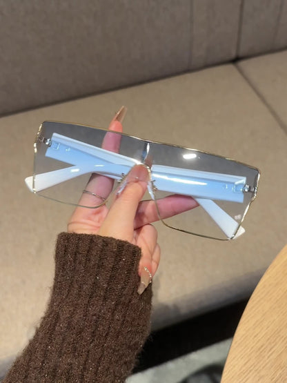 Oversized Square Glasses - Unisex