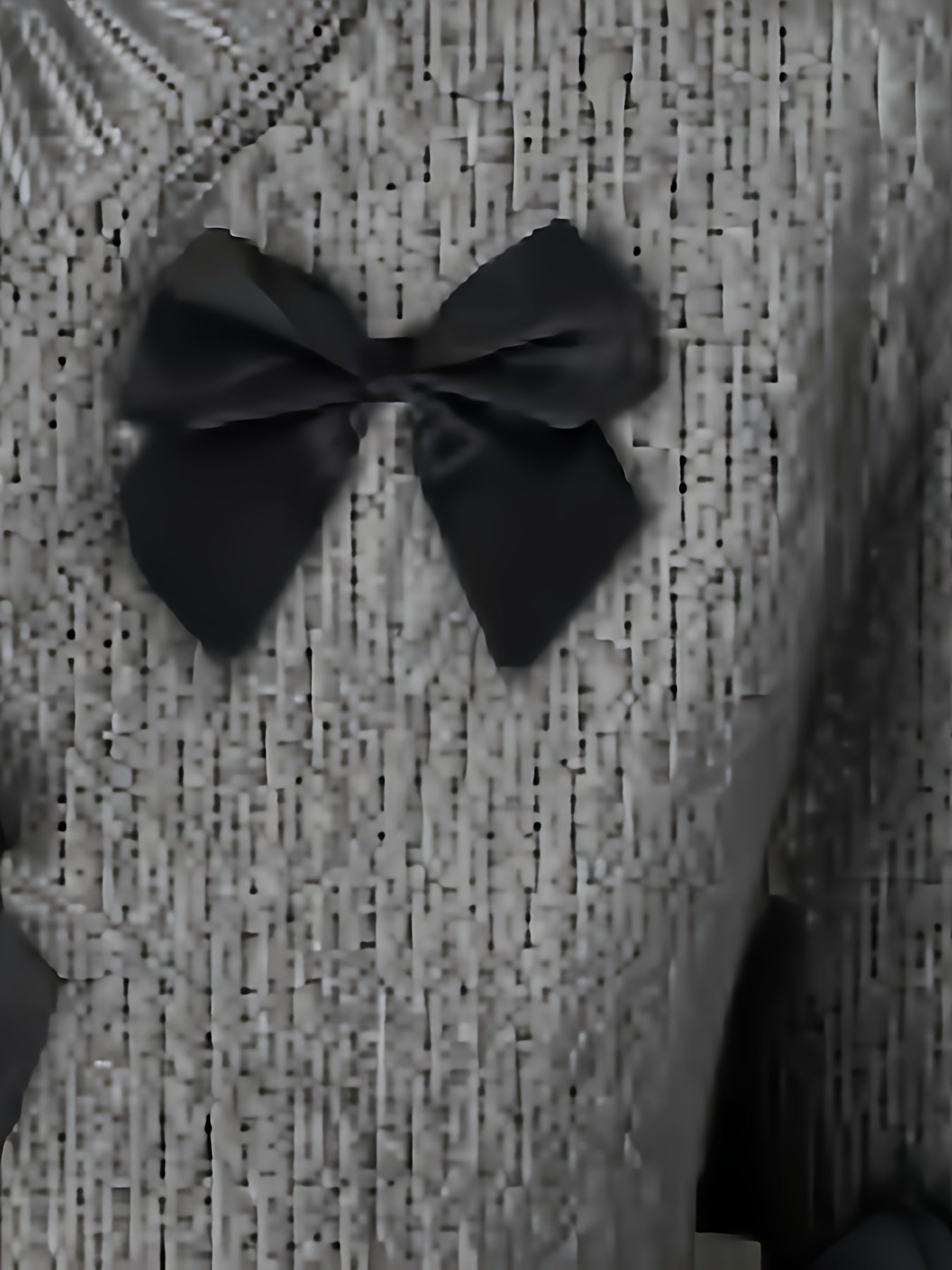 Elegant Casual Women'S Pullover with Bow Details | Crew Neck, Half Sleeve, Solid Color, Versatile Streetwear for Spring/Summer/Fall