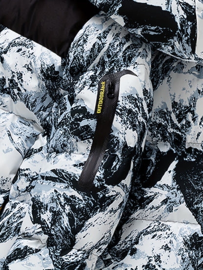 Men's Winter Heavy-Duty Camo Jacket - Hooded Parka Coat