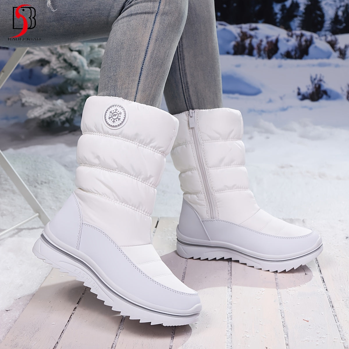 Women's Winter Warm Snow Boots - Anti-Slip -40°C