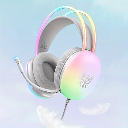 ONIKUMA X25 Gaming Earphones - RGB 7.1 Surround Sound with Mic