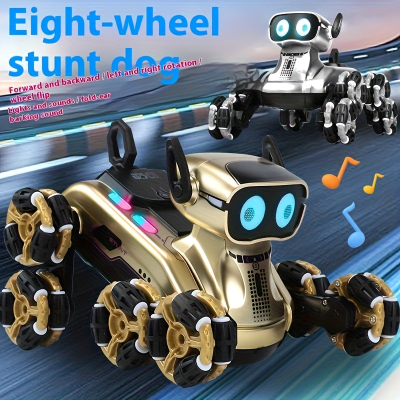 MechaPaw All-Terrain Robot Dog - 8-Wheel Remote Control Mechanical