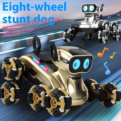 MechaPaw All-Terrain Robot Dog - 8-Wheel Remote Control Mechanical