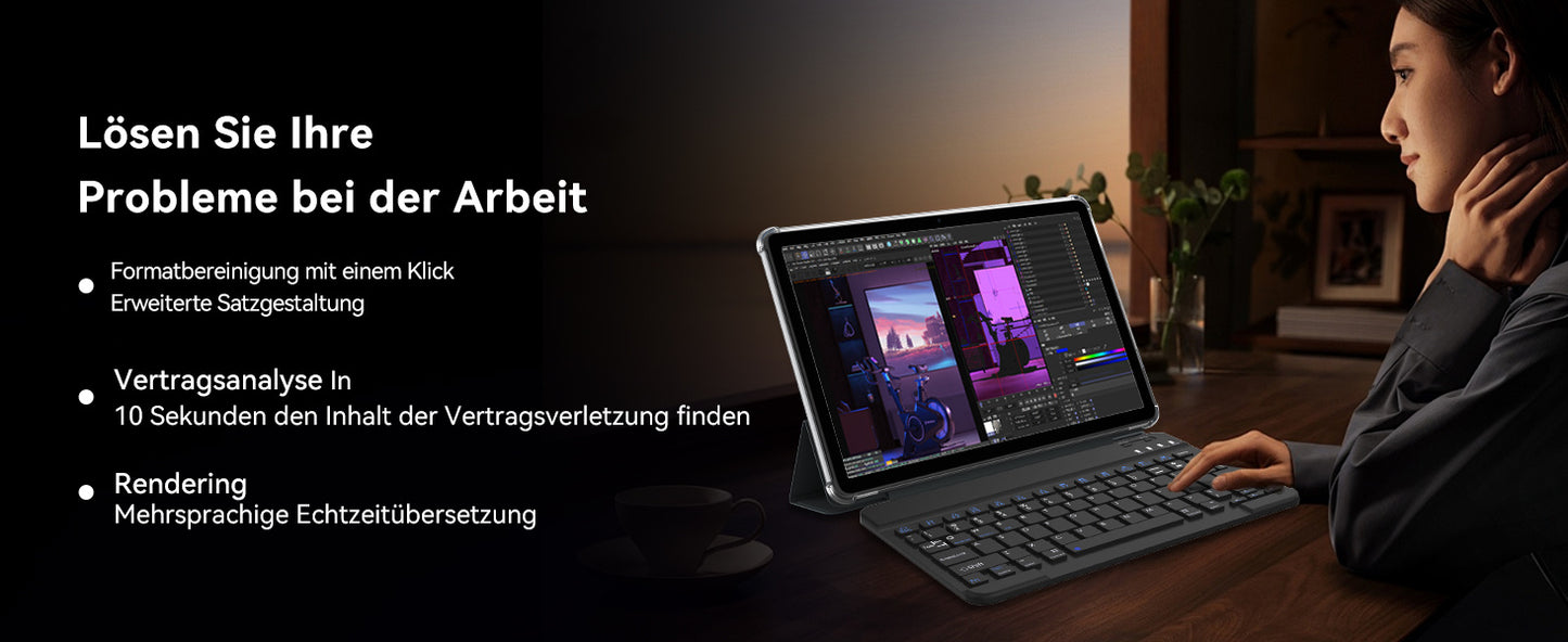 TABWEE T60 Pro Tablet 13.4" Android 15 - 24GB RAM 256GB Gaming