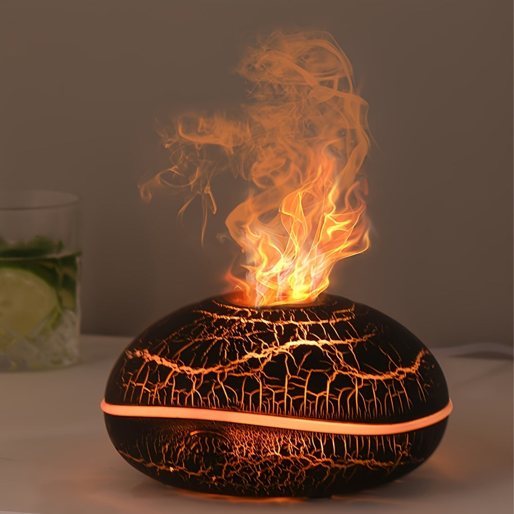 BABIQT Soundwave Humidifier - Flame Effect 7-Color Aroma Diffuser