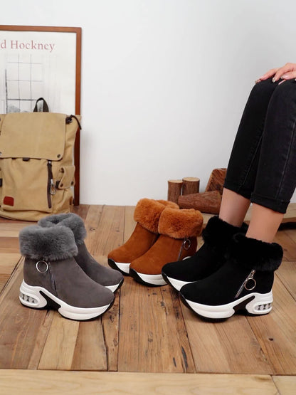 Women's Autumn/Winter Fuzzy Boots