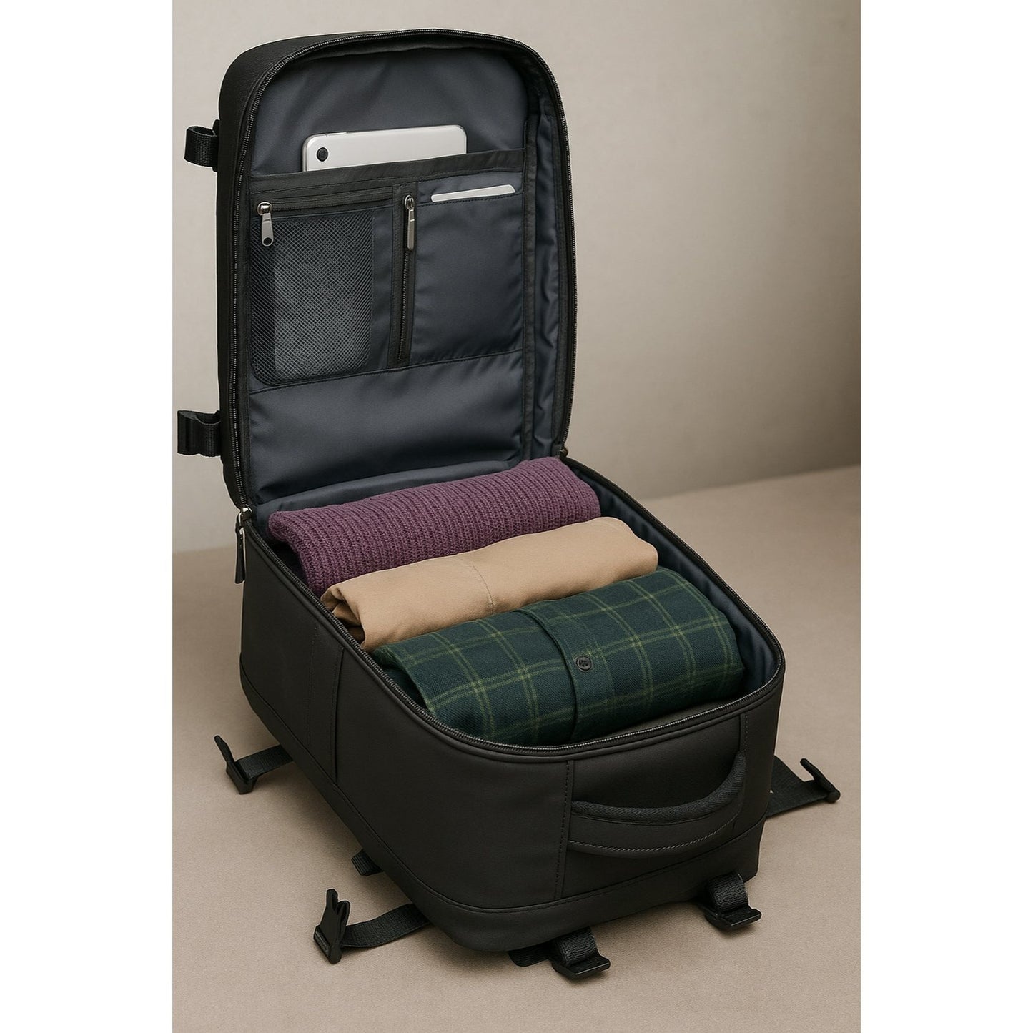 Ryanair 40x20x25 Airplane Backpack - Durable Cabin Hand Luggage