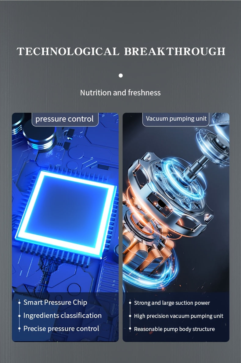 ELFO LARANJA USB Rechargeable Food Vacuum Sealer - 2000mAh Portable