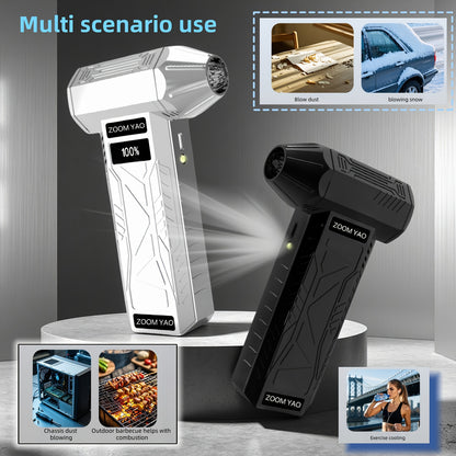 TurboBlast Pro – High-Speed Handheld Dust Blower (USB, 2000mAh)