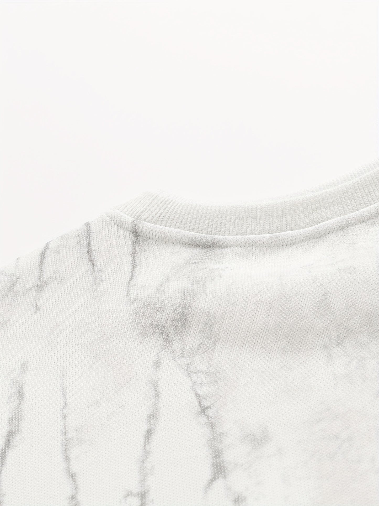 Men's Tie-Dye Sweatshirt - Round Neck Pullover