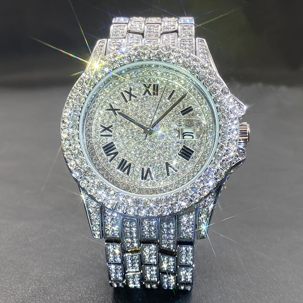 MISSFOX Rhinestone Quartz Watch - Sparkling Ice Watch