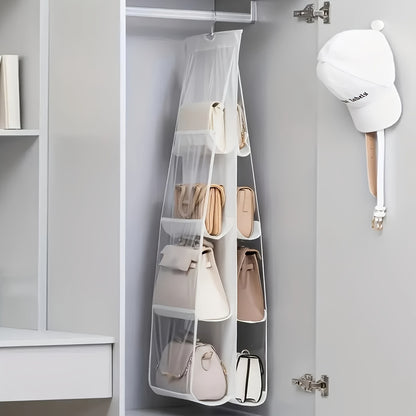 Multi Layer Hanging Bag Organizer - Space Saving Wardrobe