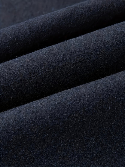 Men's Autumn/Winter Tweed Coat - Business Double-Breasted Wool