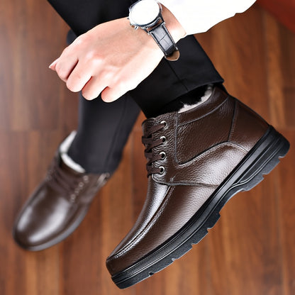 Men's Genuine Leather Winter Boots