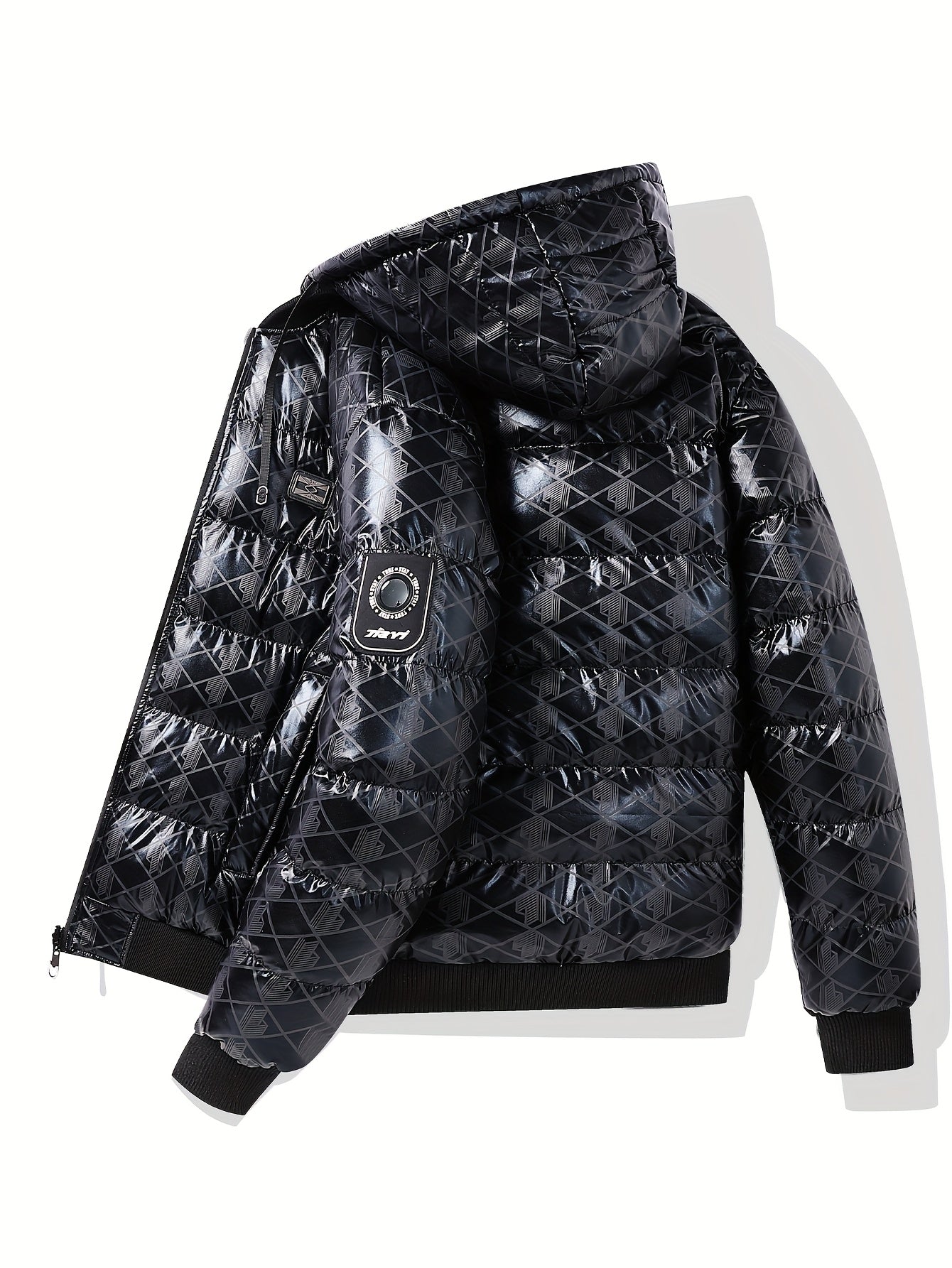 Men's Stylish Puffer Jacket - Thickened Warm
