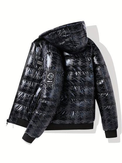 Men's Stylish Puffer Jacket - Thickened Warm