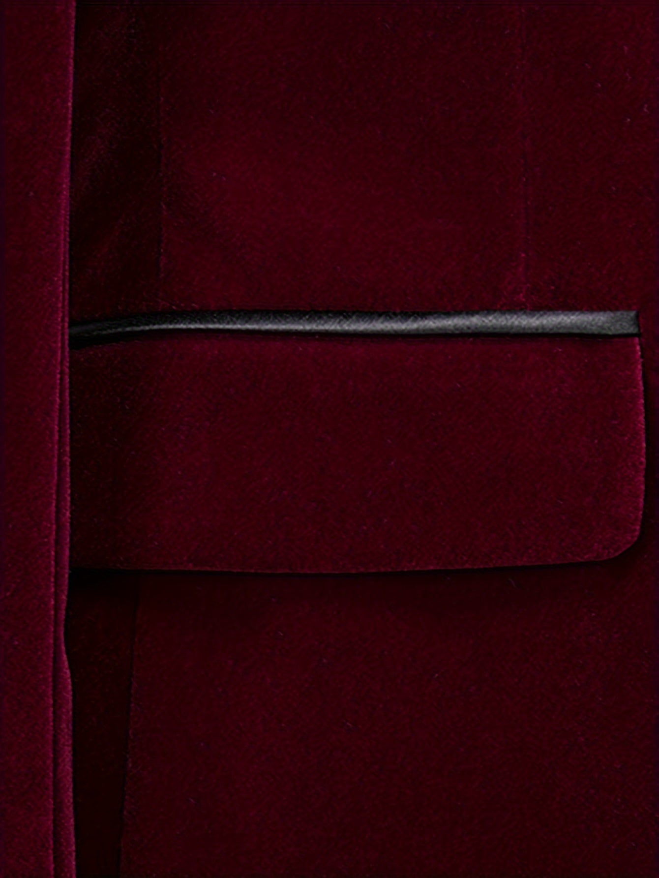 Men'S Elegant Italian Style Red Double-Breasted Blazer