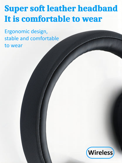 Wireless Headphones - Lightweight Foldable with Built-In Mic