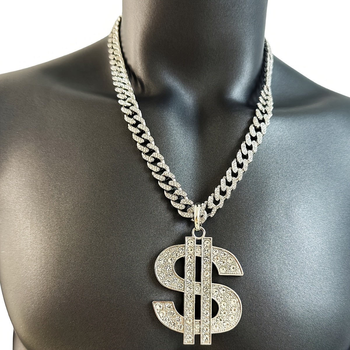 Men's Heavy-Duty Dollar Sign Necklace