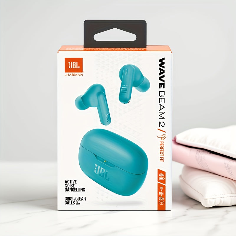 JBL WAVE BEAM 2 True Wireless Earbuds - Active Noise Cancellation