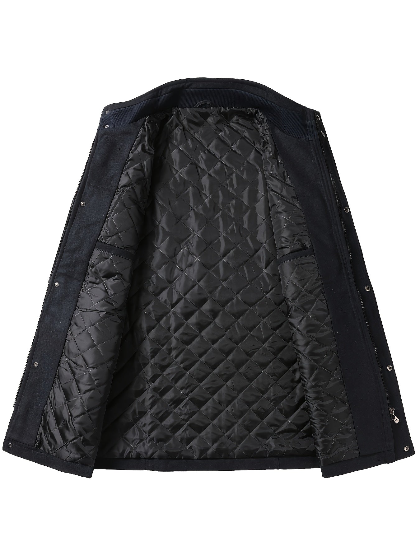 Men's Autumn/Winter Tweed Coat - Business Double-Breasted Wool