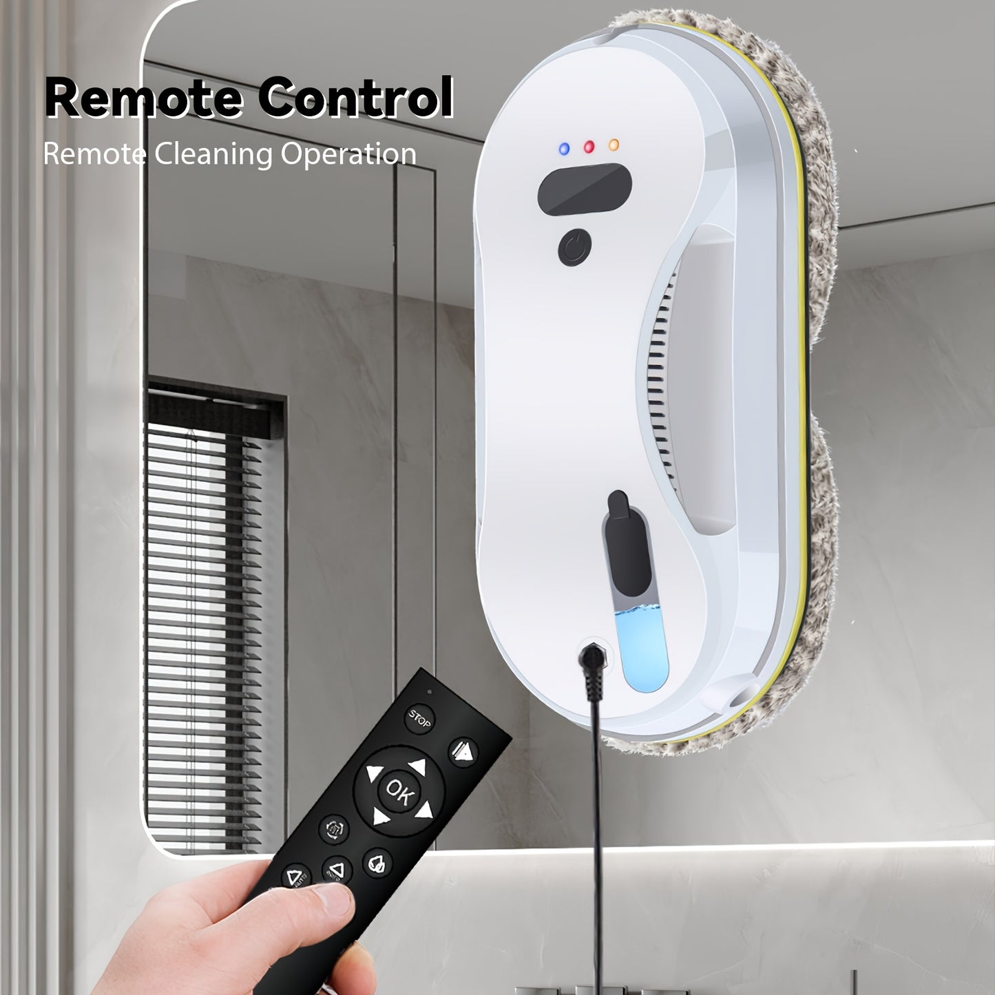 Intelligent Automatic Window Cleaner - Remote Controlled
