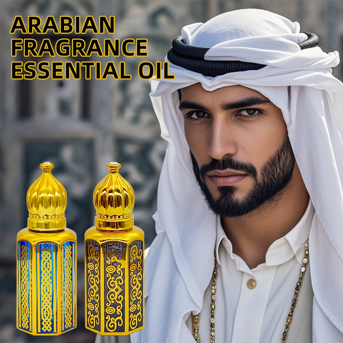Arabian Beard Care Essential Oil - Moisturizes Nourishes Softens