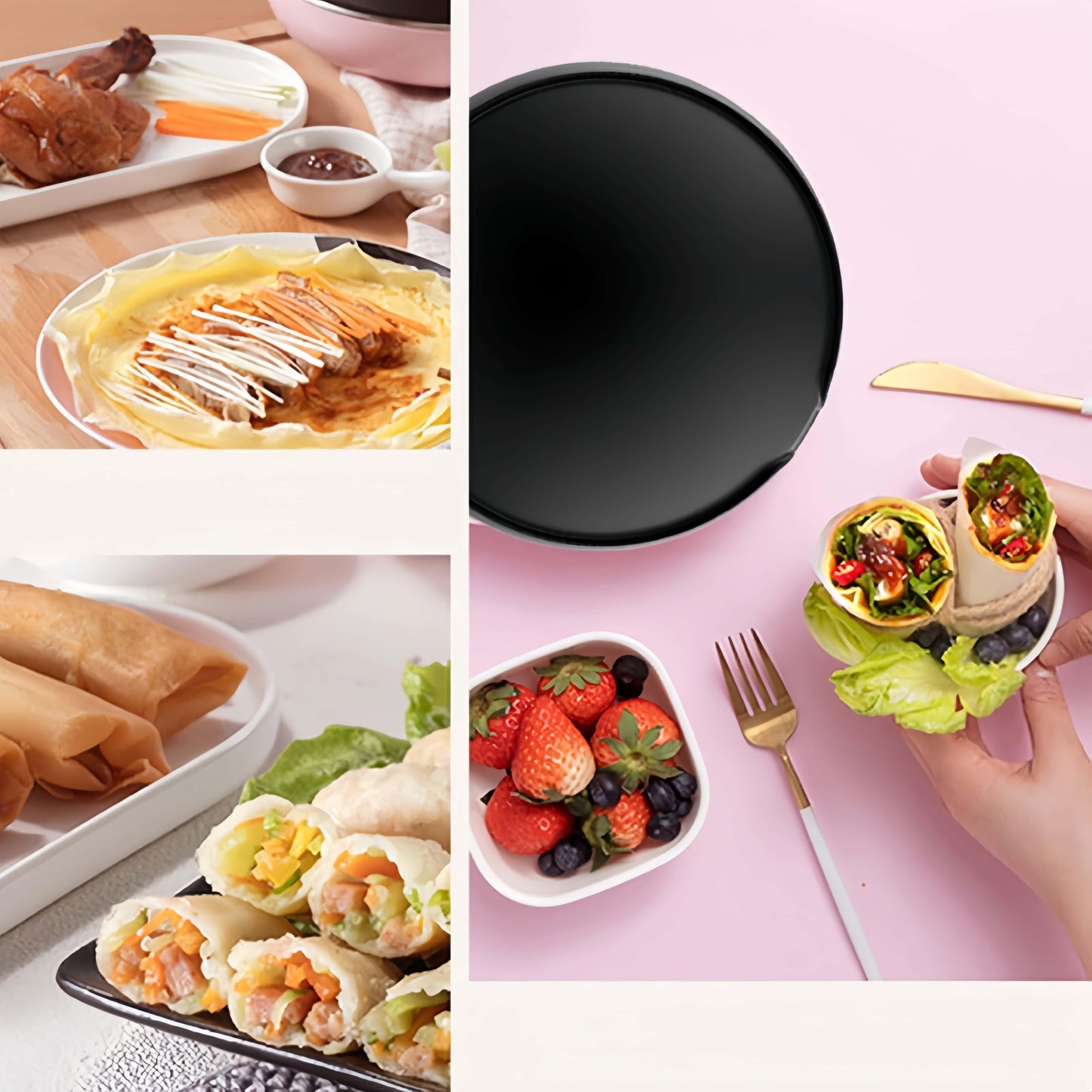 Pancake Maker 600W - Non-Stick Electric Baking Tray