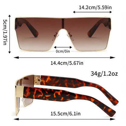 Oversized Square Glasses - Unisex