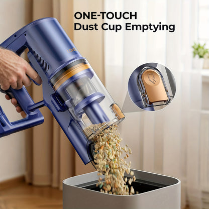 Laresar V11 Cordless Vacuum 650W 90Min - 46KPa 6-in-1 Touch Display