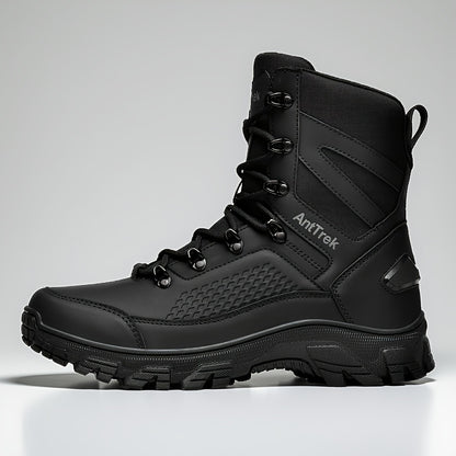 Men's Combat Boots - Wear-Resistant Hiking Thick-Sole