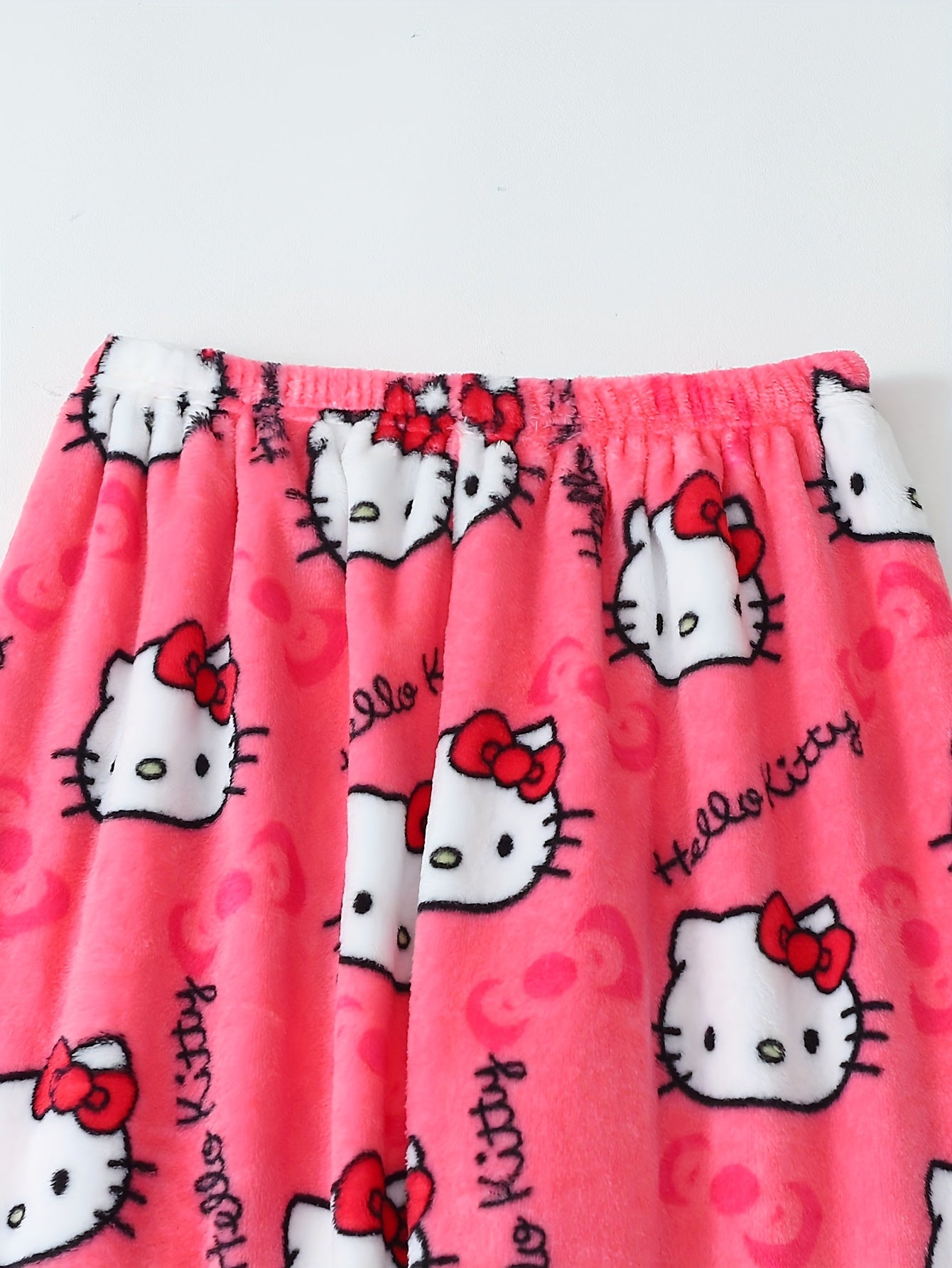 Hello Kitty Women's Flannel Sleep Pants - Thick Warm Winter