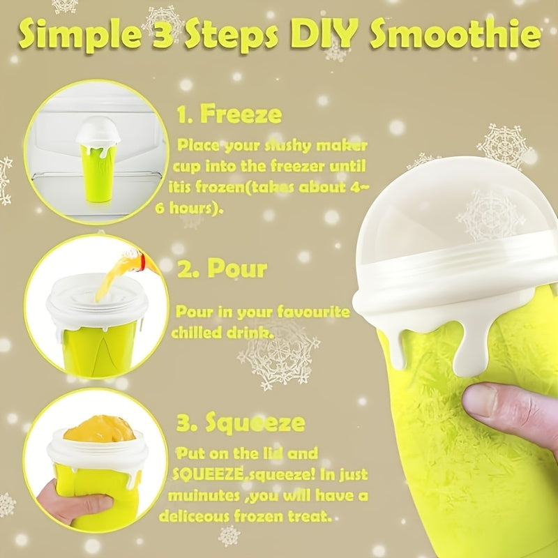 Quick-Freeze Slushy Cup Maker - Reusable