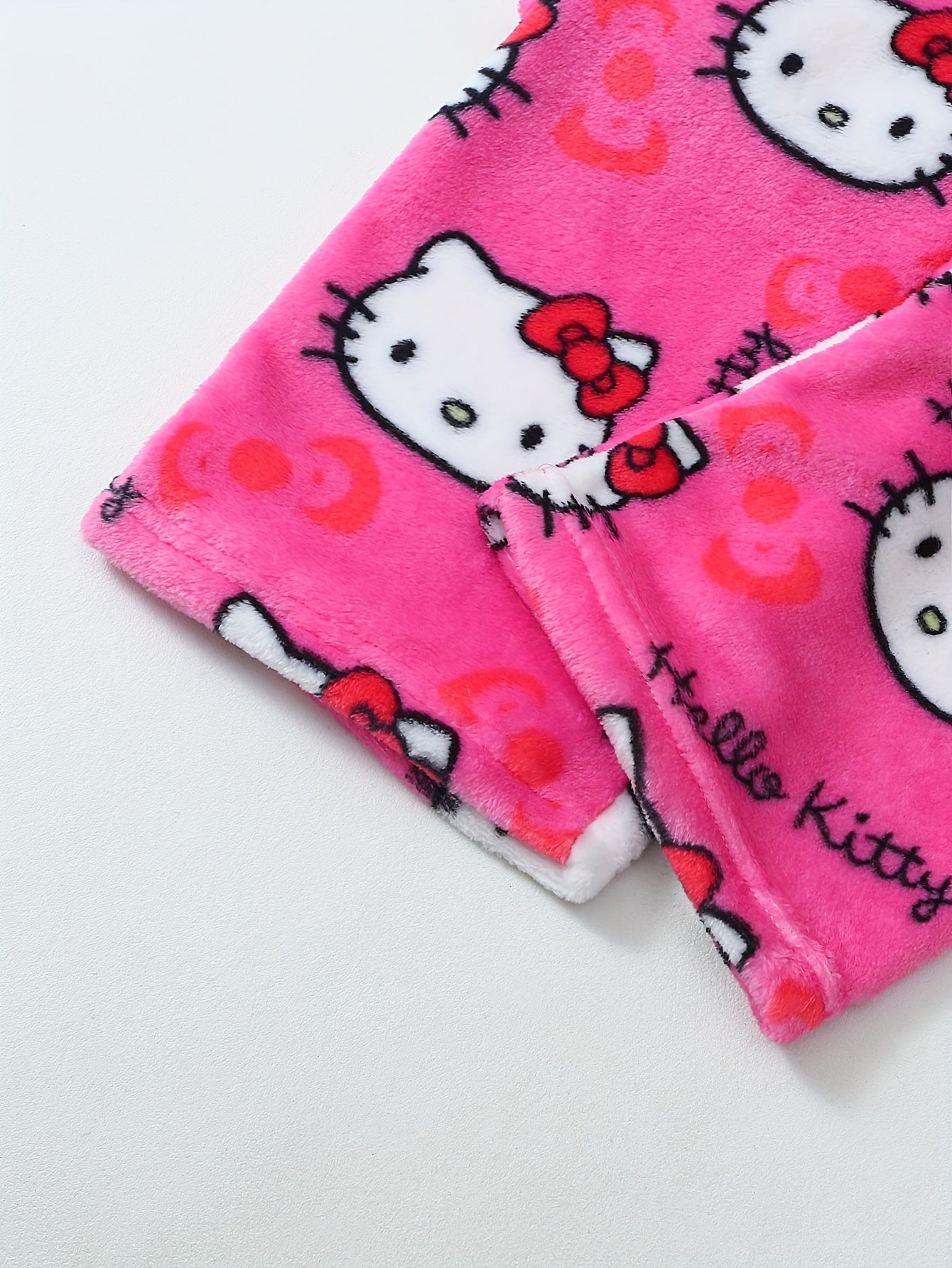 Hello Kitty Women's Flannel Sleep Pants - Thick Warm Winter