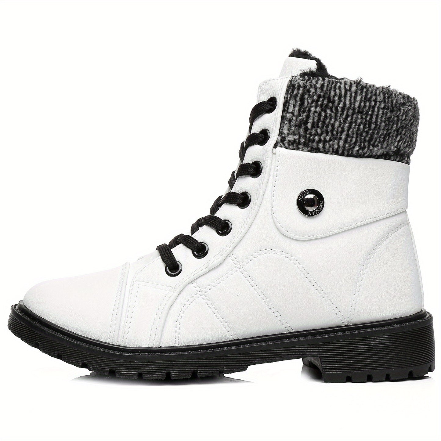 Women's Winter Boots - Side Zipper Plush